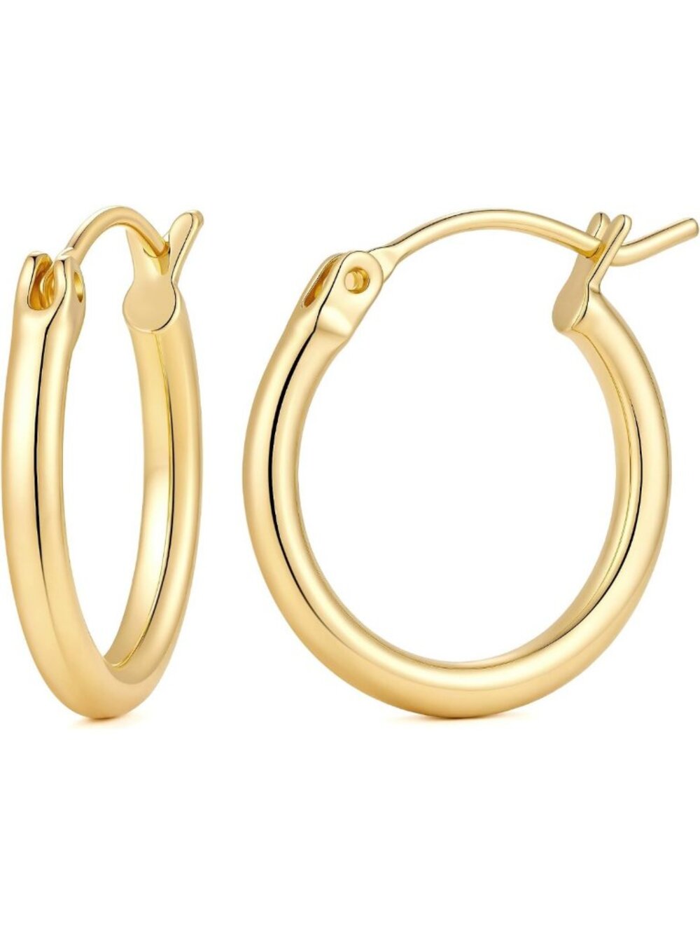 Small 14K Gold Huggie Hoop Earrings for Women - Elegant Everyday Jewelry